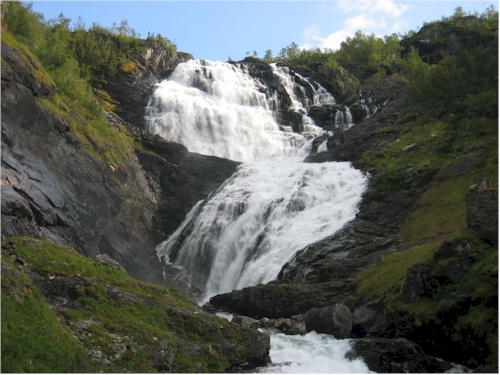 kjosfossen waterfall